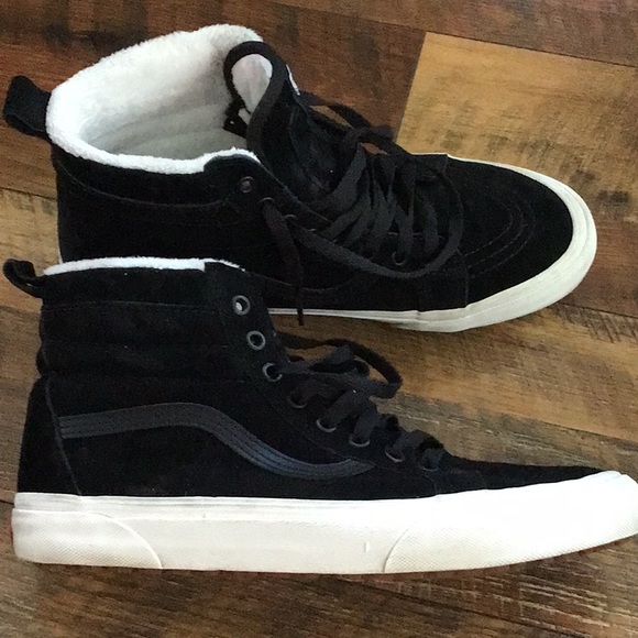 Vans Sk8 Hi,  10, Black & white - Picture 1 of 4